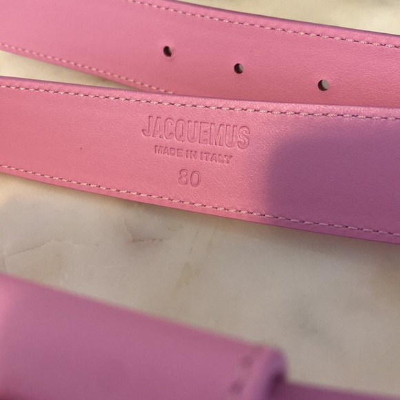 Jacquemus 2023 pink bag belt - Picture 6 of 12